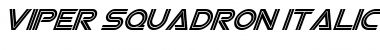 Download Viper Squadron Font
