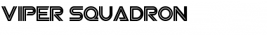 Download Viper Squadron Font