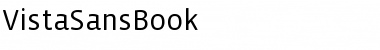 Download VistaSansBook Font