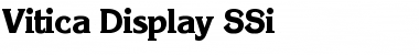 Download Vitica Display SSi Font