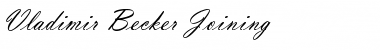 Download Vladimir Becker Joining Font