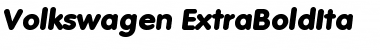 Download Volkswagen-ExtraBoldIta Font
