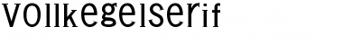 Download VollkegelSerif Font