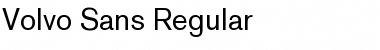 Download VolvoSans Regular Font