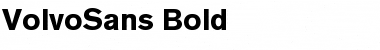 Download VolvoSans Bold Font