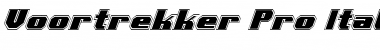 Download Voortrekker Pro Italic Font