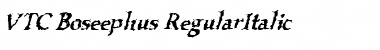 Download VTC Boseephus Font