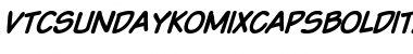 Download VTCSundaykomixcaps Font