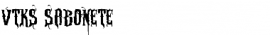 Download VTKS SABONETE Font