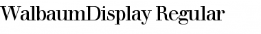 Download WalbaumDisplay Font