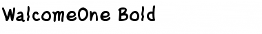 Download WalcomeOne Bold Font