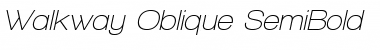 Download Walkway Oblique SemiBold Regular Font