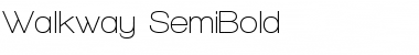 Download Walkway SemiBold Regular Font