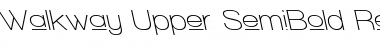 Download Walkway Upper SemiBold RevObl Regular Font