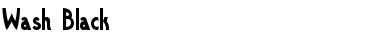 Download Wash Black Font