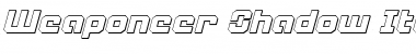 Download Weaponeer Shadow Italic Font