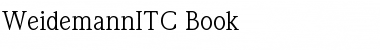 Download WeidemannITC Font