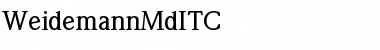 Download WeidemannMdITC Font