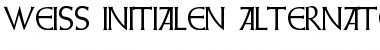Download Weiss Initialen Alternates Font