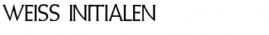 Download Weiss Initialen Font