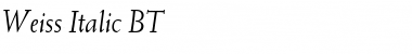 Download Weiss BT Font