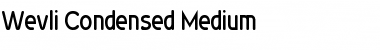Download Wevli Condensed Font