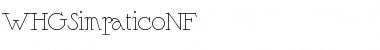 Download WHGSimpaticoNF Font