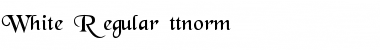 Download White Font