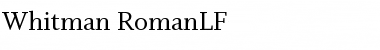 Download Whitman-RomanLF Regular Font