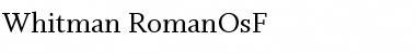 Download Whitman-RomanOsF Regular Font