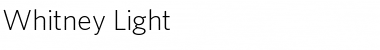 Download Whitney Font