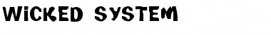 Download Wicked System Font