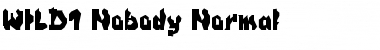 Download WILD1 Nobody Font