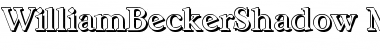 Download WilliamBeckerShadow-Medium Font
