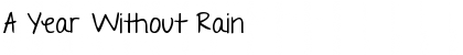 Download A Year Without Rain Regular Font