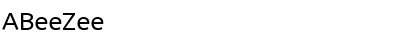 Download ABeeZee Font