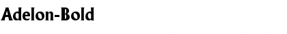 Download Adelon-Bold Font
