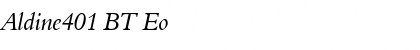 Download Aldine401 BT Eo Font