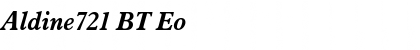 Download Aldine721 BT Eo Font
