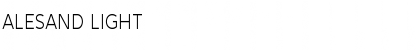 Download Alesand Light Font