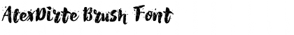 Download AlexDirte Brush Font Font