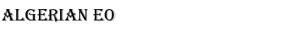 Download Algerian Eo Font Download Algerian Eo Font