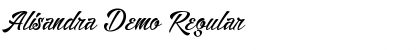 Download Alisandra Demo Font Download Alisandra Demo Font