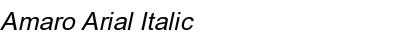 Download Amaro Arial Font