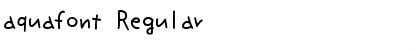Download aquafont Font