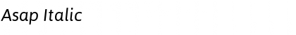 Download Asap Font