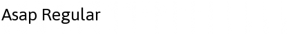 Download Asap Font
