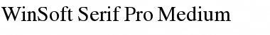 Download WinSoft Serif Pro Medium Font