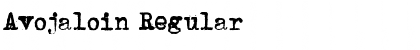 Download Avojaloin Font