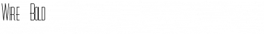 Download Wire Font